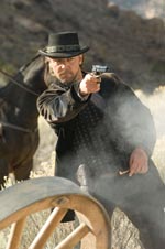 Russell Crowe as the villain, Ben Wade
