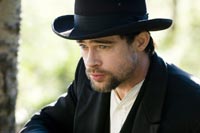 Brad Pitt as the outlaw Jesse James
