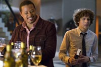Terrence Howard as Duck, Jesse Eisenberg as Benjamin