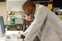 A military scientist, Neville seeks a cure for the virus