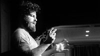 Archival footage of Jerry Rubin
