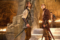 Caspian and Peter at Aslan's How