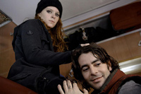 Kate Mara as Abby, Eduardo Noriega as Carlos