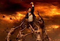 Trying to escape demons in 'Constantine'