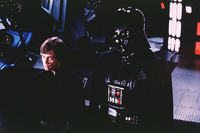Luke Skywalker and Darth Vader