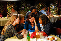 Catherine commiserates with her friends