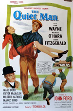 Wayne and Maureen O'Hara in 'The Quiet Man'
