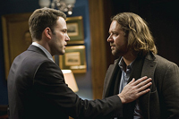 Ben Affleck as Congressman Collins, Russell Crowe as Cal McAffrey