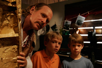 Eli has the two boys mesmerized