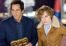 Ben Stiller as Larry Daley, Amy Adams as Amelia Earhart