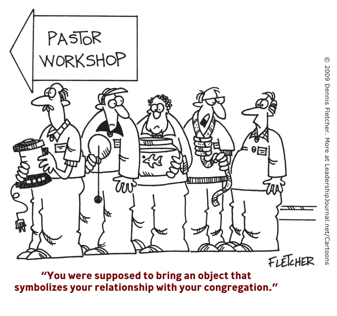 You were supposed to bring an object that symbolizes your relationship with your congregation.