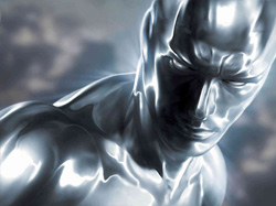 As Silver Surfer in The Fantastic 4 sequel
