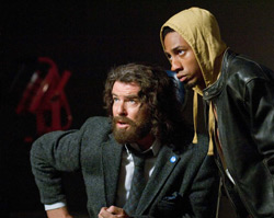 Pierce Brosnan as Mr. Brunner, Brandon T. Jackson as Grover