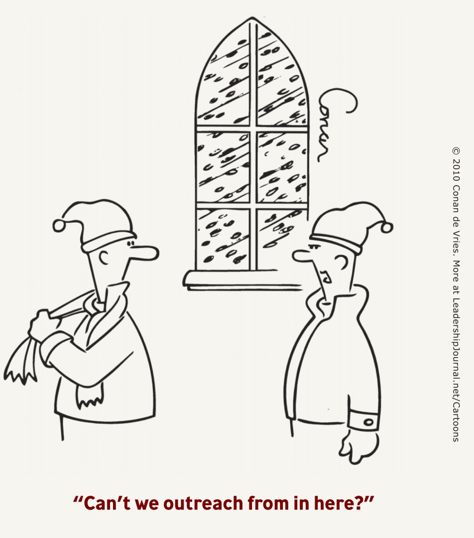 Can't we outreach from in here?