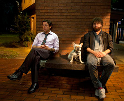 Robert Downey Jr. as Peter, Zach Galifianakis as Ethan