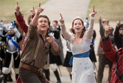 Horatio (Jason Segal) and Princess Mary (Emily Blunt)