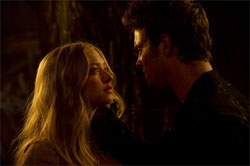 Valerie and Peter, basking in some sort of glow