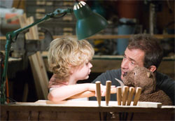 Walter talks with son Henry (Riley Thomas Stewart)