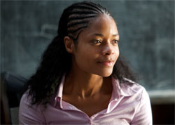 Naomie Harris as teacher Jane Obinchu