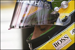 The driver, ready to roll