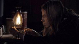 Mira Sorvino as the woman