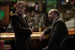 Duffy (Paul Giamatti, right) has a chat with Stephen