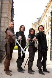 Ray Stevenson, Matthew MacFadyen, Logan Lerman, and Luke Evans