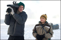 John Kraskinski as Adam, Ahmaogak Sweeney as Nathan
