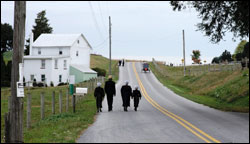 A-family-on-its-way-to-church