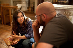 Andy Erwin works with Rachel Hendrix