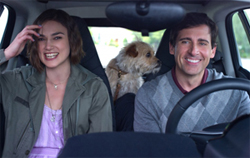 Keira Knightley as Penny, Steve Carell as Dodge