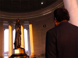 Bryant at the Jefferson Memorial