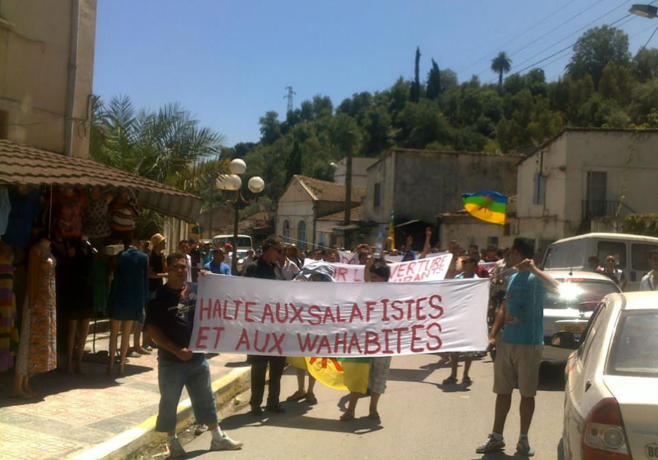 The protest picnic was followed by a march.