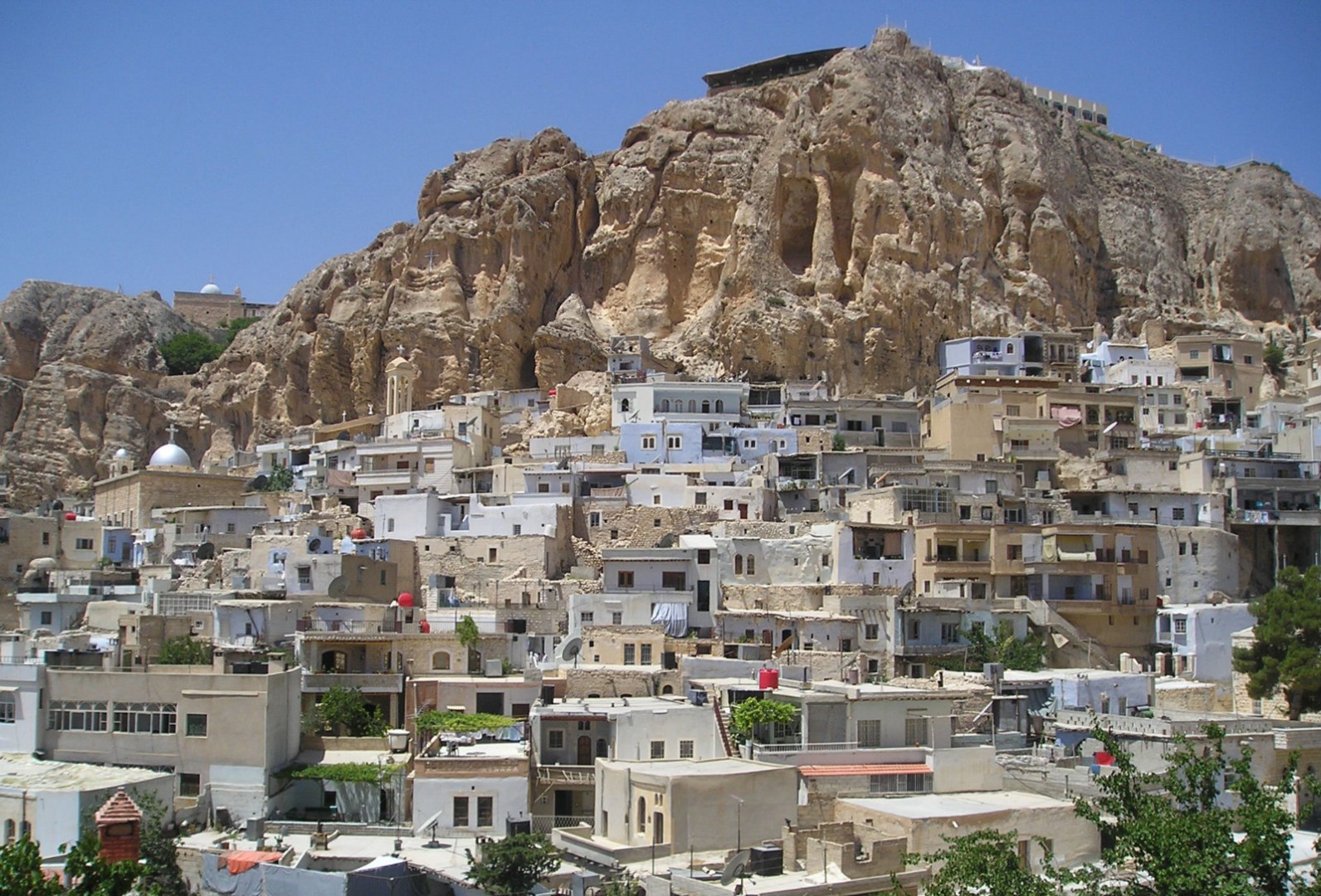 Christian neighborhood below Maaloula's Mar Sarkis monastery.