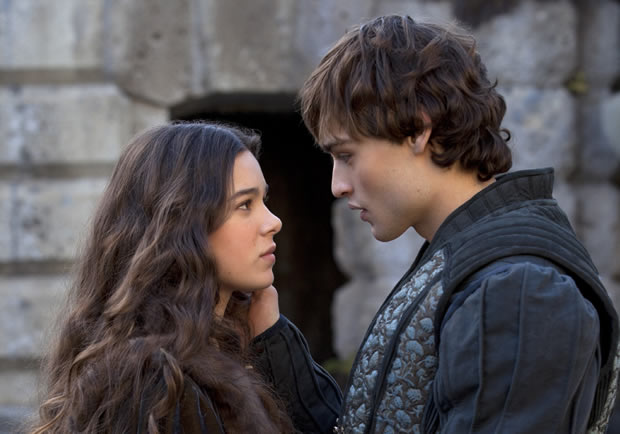 Hailee Steinfeld and Douglas Booth in Romeo and Juliet