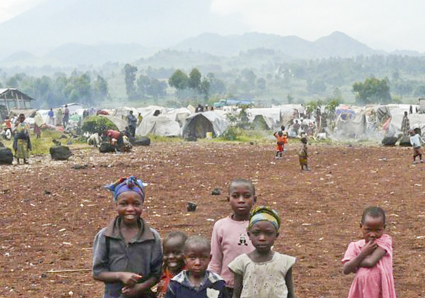 Unrest in eastern Congo has displaced many, including these children in 2012.