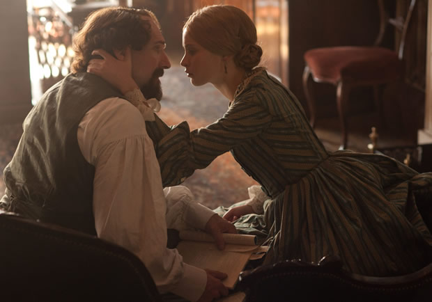 Ralph Fiennes and Felicity Jones in 'The Invisible Woman'