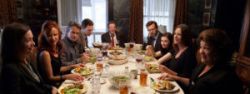 Juianne Nicholson, Juliette Lewis, Dermot Mulroney, Benedict Cumberbatch, Chris Cooper, Ewan McGregor, Abigail Breslin, Julia Roberts, and Margot Martindale in 'August: Osage County'
