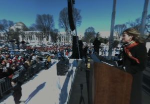 Screenshot of March for Life 2014 live stream.