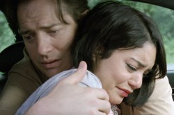 Vanessa Hudgens and Brendan Fraser in 'Gimme Shelter'