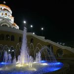 The newly built Russian Orthodox church near Sochi's Olympic Park.