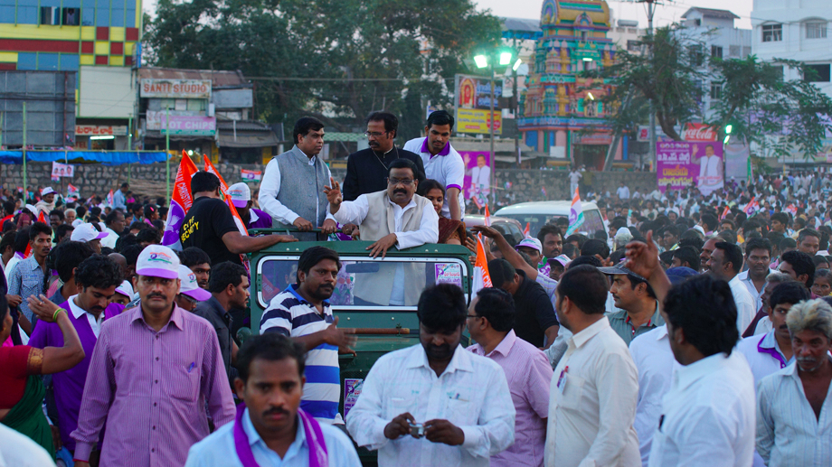 The new India Christian Secular Party campaigns.