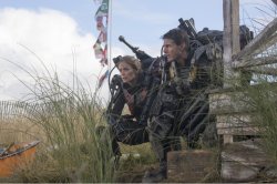 Emily Blunt and Tom Cruise in 'Edge of Tomorrow'