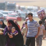 Thousands of Iraqis flee Mosul after ISIS takeover.
