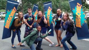 InterVarsity students at Sonoma State University display new outreach method.