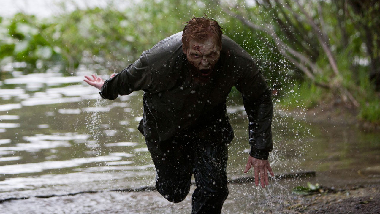 A zombie attacks in SyFy's "Z Nation."