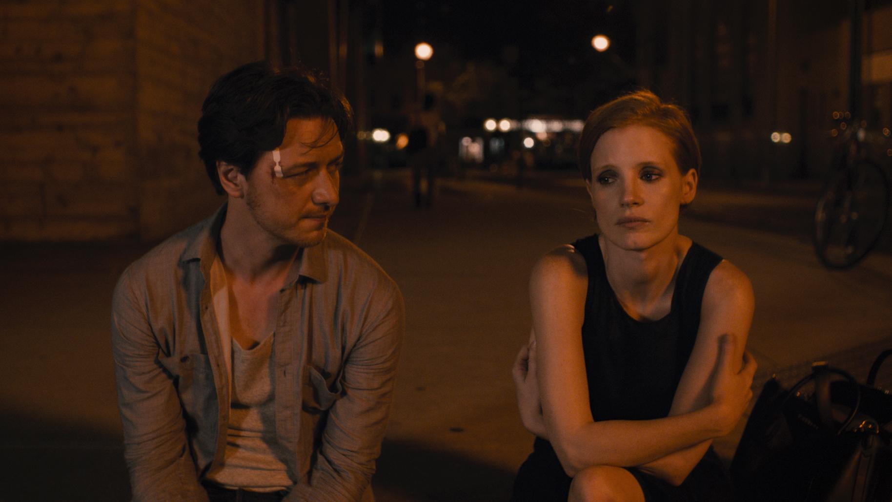 James McAvoy and Jessica Chastain in 'The Disappearance of Eleanor Rigby: Them'
