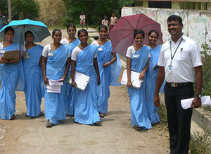CMC nurses on a village visit