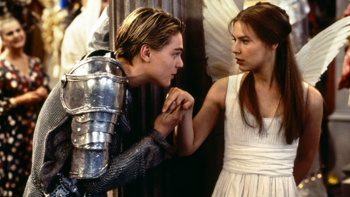 Leonardo DiCaprio and Claire Danes in 'Romeo + Juliet'