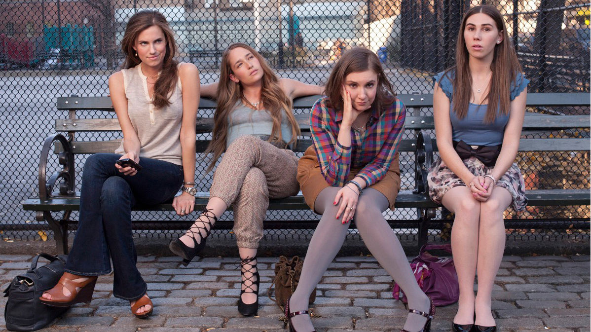 Allison Williams, Jemima Kirke, Lena Dunham, and Zosia Mamet in "Girls"